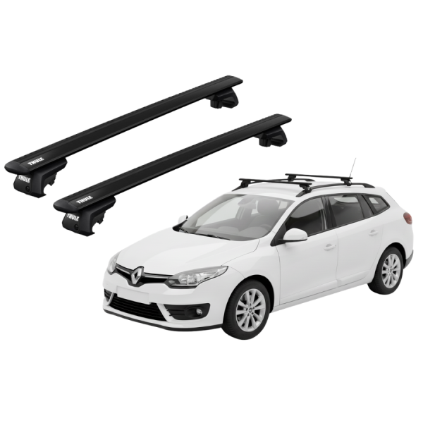 Barras Thule RENAULT Megane 09-16 RE / WingBar EVO Black