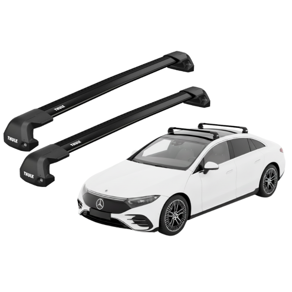 Barras Thule MERCEDES BENZ EQE 22-24 PF / EDGE Flush BLACK