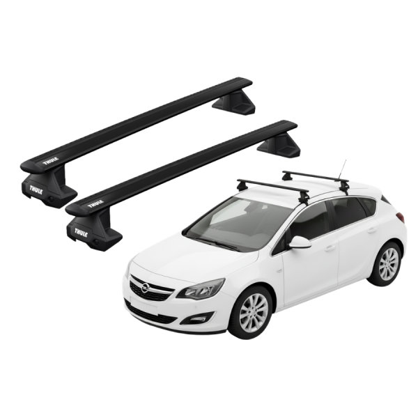 Barras Thule OPEL Astra 10-15 TN / WingBar EVO Black