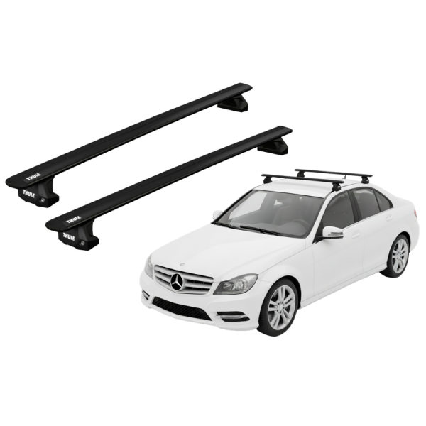 Barras Thule MERCEDES BENZ C-Class 7-14 PF / Wing EVO BK