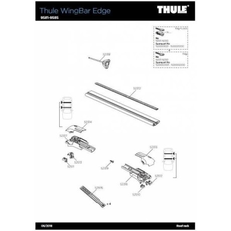 Correa Thule Wingbar Edge...