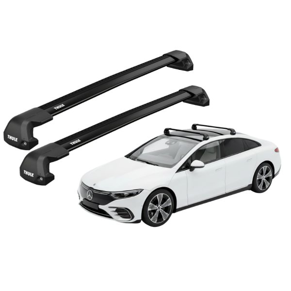 Barras Thule MERCEDES BENZ EQS 22-24 PF / EDGE Flush BLACK