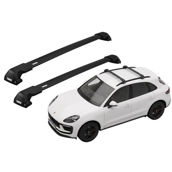 Barras Thule PORSCHE Macan 14-23 RA / EDGE Flush BLACK