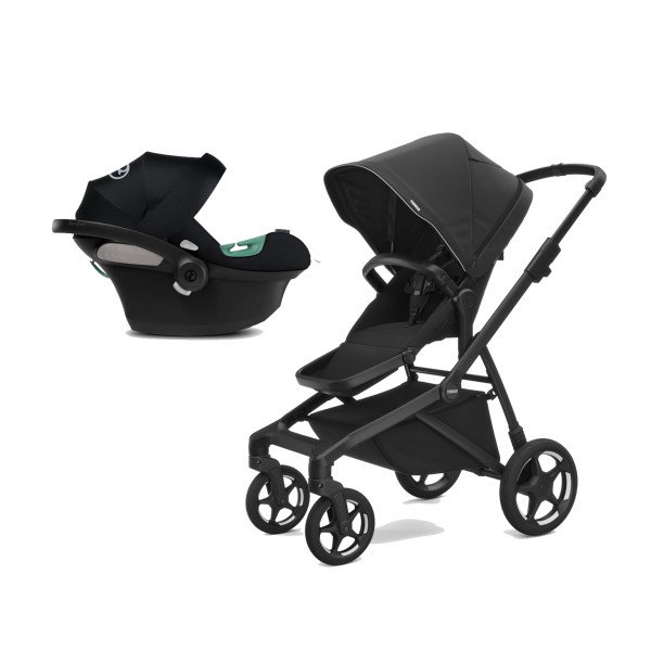 Pack Coche Thule Sleek Black on Black + Silla Auto Cybex Aton5