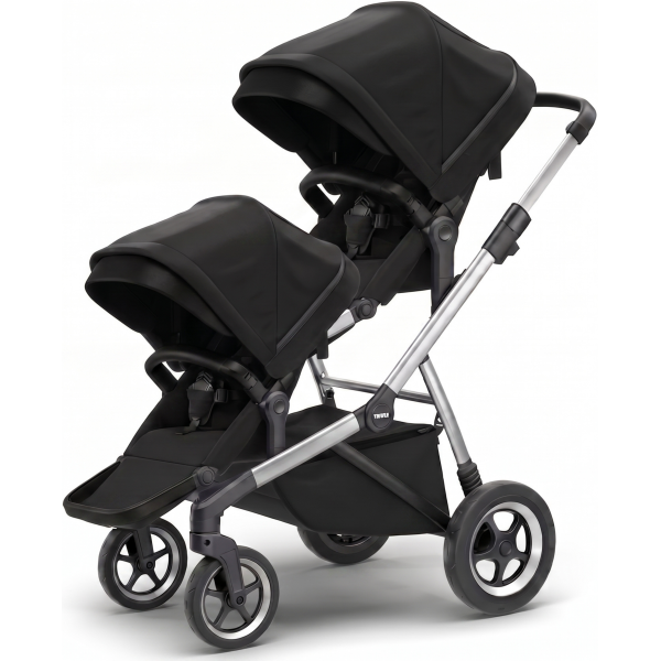 Pack Coche THULE Sleek + Sibling | Black Midnight