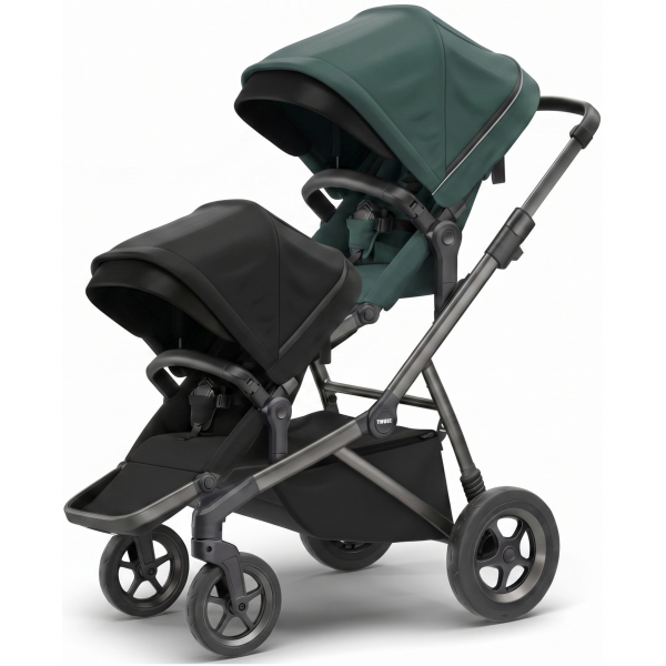 Pack Coche THULE Sleek Mallard Green + Sibling Black