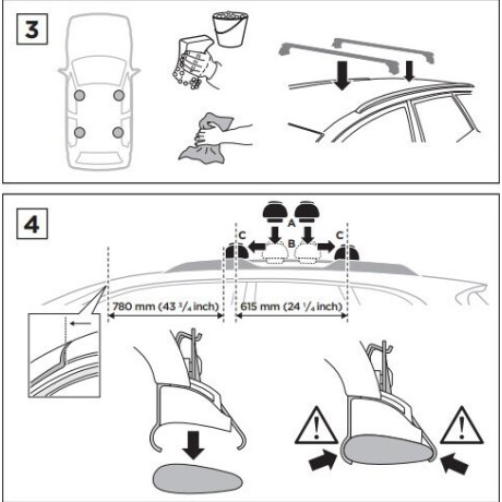 Thule 34226 Gancio Di Fissaggio Per Portapacchi, Alta Resistenza, Sicurezza Bambini